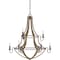Quoizel Shire Chandelier SHR5009RK - alternate 3